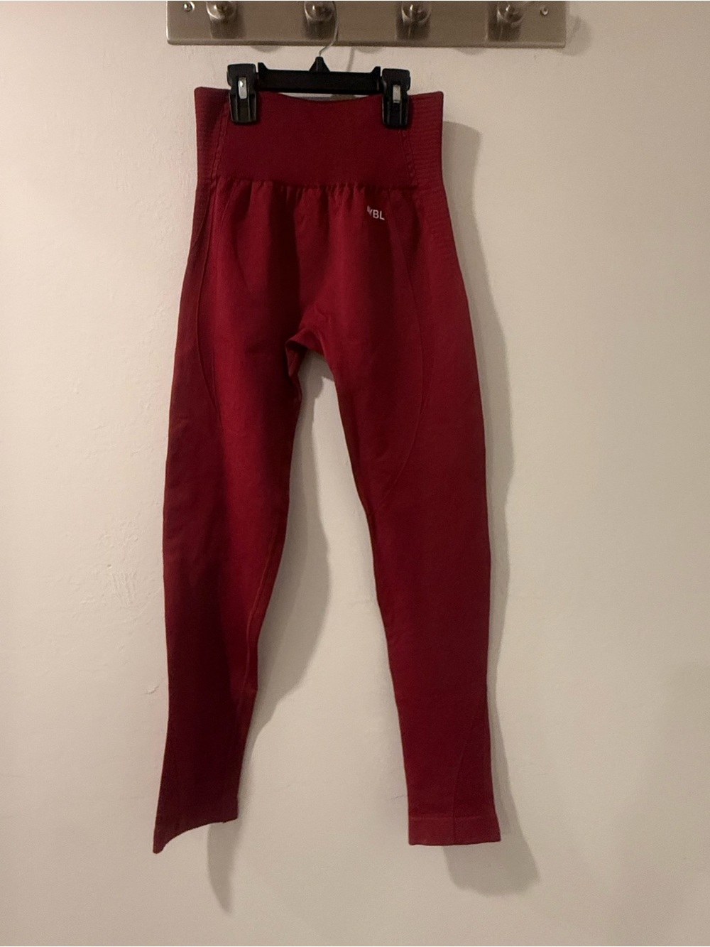 AYBL Seamless High-Waist Leggings - Burgundy Red